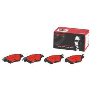 Brembo Brake Pad, Nao, Fmsi Number D1934-9157, Ceramic, Set of 4, With Hardware – P49062N