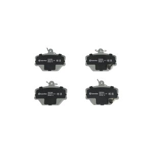 Brembo Brake Pad, Nao, Fmsi Number D1252-8370, Ceramic, Set of 4, With Hardware – P50038N