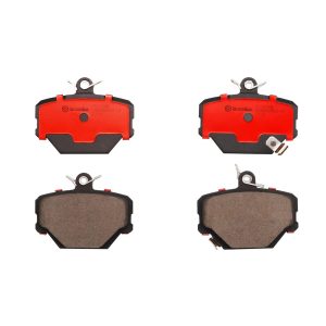 Brembo Brake Pad, Nao, Fmsi Number D1252-8370, Ceramic, Set of 4, With Hardware – P50038N