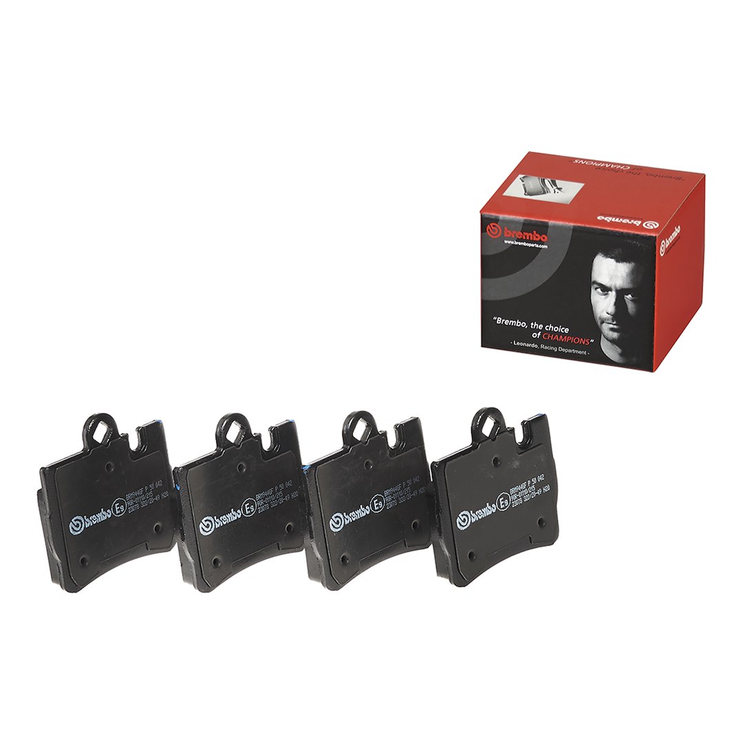 Brembo Brake Pad, Fmsi Number D848-7724, Low-Metallic, Set of 4 – P50042