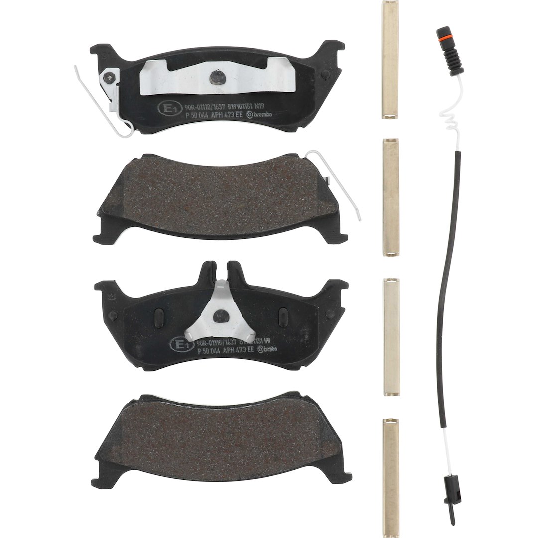 Brembo Brake Pad, Fmsi Number D875-7750, Low-Metallic, Set of 4 – P50044