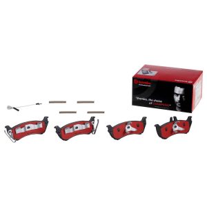 Brembo Brake Pad, Nao, Fmsi Number D875-7750, Ceramic, Set of 4, With Hardware – P50044N