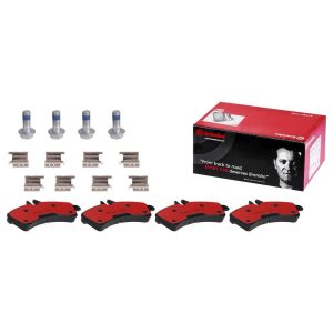 Brembo Brake Pad, Nao, Fmsi Number D1318-8432, Ceramic, Set of 4, With Hardware – P50060N