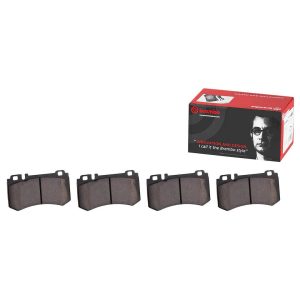 Brembo Brake Pad, Nao, Fmsi Number D1318-8432, Ceramic, Set of 4, With Hardware – P50060N