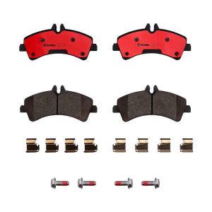 Brembo Brake Pad, Nao, Fmsi Number D1318-8432, Ceramic, Set of 4, With Hardware – P50060N