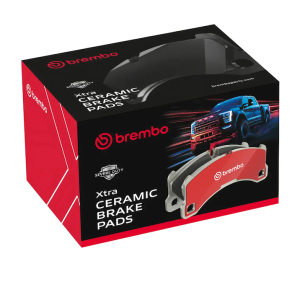 Brembo Brake Pad, Xtra Severe Duty, Fmsi Number D1318-8432, Ceramic, Set of 4, With Pad Shims/ Mounting Hardware/ Brake Lubricant – P50060SD