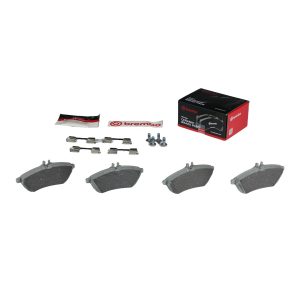 Brembo Brake Pad, Nao, Fmsi Number D1340-8451, Ceramic, Set of 4, With Hardware – P50067N