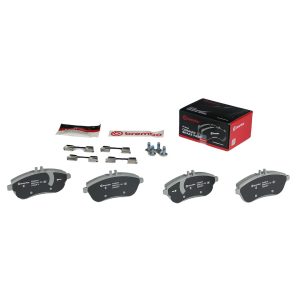 Brembo Brake Pad, Nao, Fmsi Number D1340-8451, Ceramic, Set of 4, With Hardware – P50067N