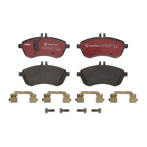 Brembo Brake Pad, Xtra Line, Fmsi Number D1340-8451, Low-Metallic, Set of 4, With Mounting Hardware – P50067X