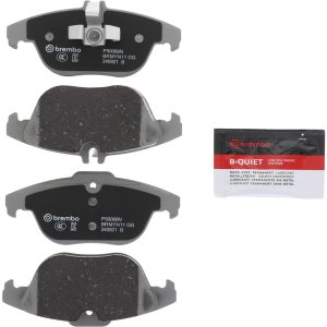 Brembo Brake Pad, Nao, Fmsi Number D1341-8452, Ceramic, Set of 4 – P50068N