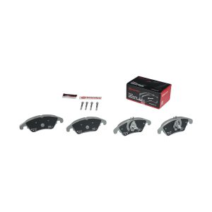 Brembo Brake Pad, Nao, Fmsi Number D1342-8453, Ceramic, Set of 4, With Hardware – P50069N