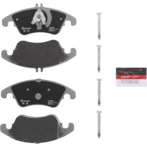 Brembo Brake Pad, Nao, Fmsi Number D1342-8453, Ceramic, Set of 4, With Hardware – P50069N
