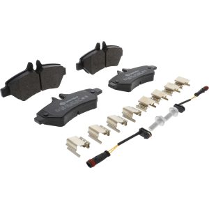 Brembo Brake Pad, Fmsi Number D1317-8431, Low-Metallic, Set of 4, With Hardware – P50084