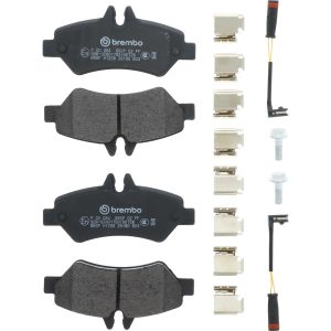 Brembo Brake Pad, Fmsi Number D1317-8431, Low-Metallic, Set of 4, With Hardware – P50084