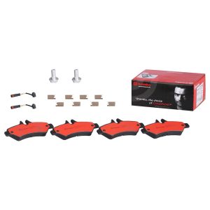 Brembo Brake Pad, Nao, Fmsi Number D1317-8431, Ceramic, Set of 4, With Hardware – P50084N