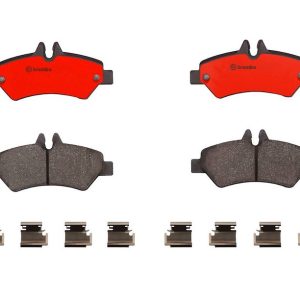 Brembo Brake Pad, Nao, Fmsi Number D1317-8431, Ceramic, Set of 4, With Hardware – P50084N