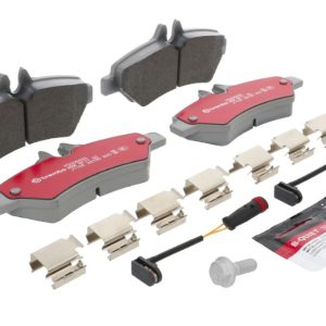 Brembo Brake Pad, Xtra Severe Duty, Fmsi Number D1317-8431, Ceramic, Set of 4, With Pad Shims/ Mounting Hardware/ Brake Lubricant – P50084SD