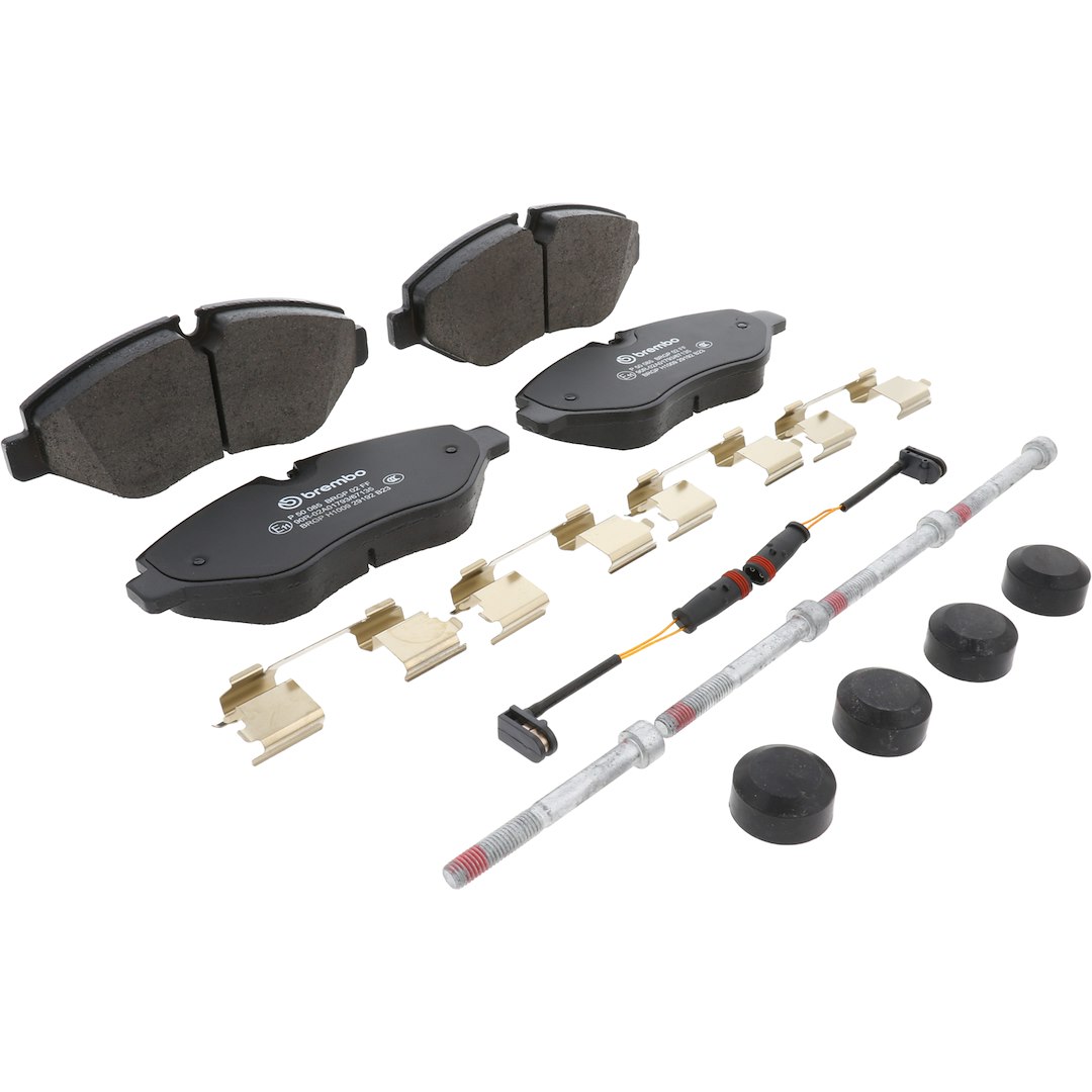 Brembo Brake Pad, Fmsi Number D1316-8430, Low-Metallic, Set of 4, With Hardware – P50085