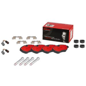 Brembo Brake Pad, Nao, Fmsi Number D1316-8430, Ceramic, Set of 4, With Hardware – P50085N