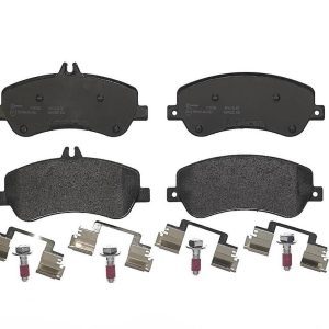 Brembo Brake Pad, Fmsi Number D1406-8514, Low-Metallic, Set of 4, With Hardware – P50086