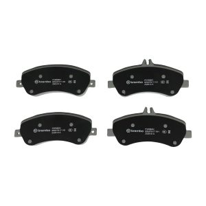 Brembo Brake Pad, Nao, Fmsi Number D1406-8514, Ceramic, Set of 4, With Hardware – P50086N