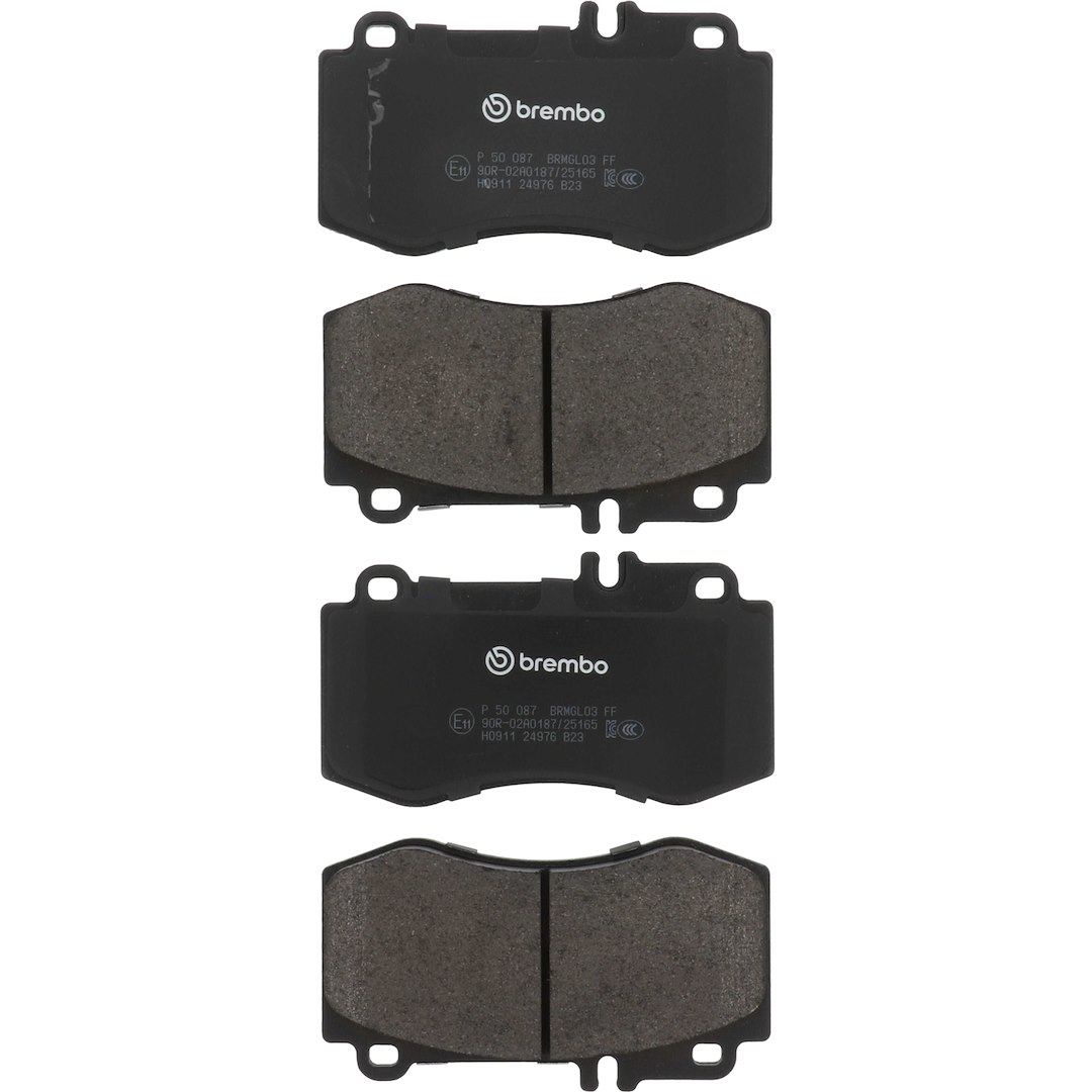 Brembo Brake Pad, Fmsi Number D1420-8535, Low-Metallic, Set of 4 – P50087