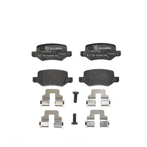 Brembo Brake Pad, Fmsi Number D1358-8467, Low-Metallic, Set of 4, With Hardware, Fits 2008 Mercedes-Benz B200 Models – P50090