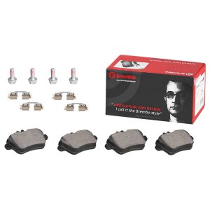 Brembo Brake Pad, Nao, Fmsi Number D1358-8467, Ceramic, Set of 4, With Hardware, Fits 2008 Mercedes-Benz B200 Models – P50090N