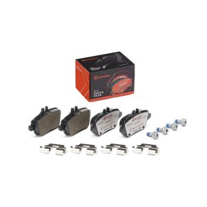 Brembo Brake Pad, Xtra Line, Fmsi Number D1646-8874, Low-Metallic, Set of 4, With Mounting Hardware – P50091X