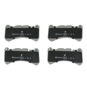Brembo Brake Pad, Nao, Fmsi Number D1116-8222, Ceramic, Set of 4 – P50092N