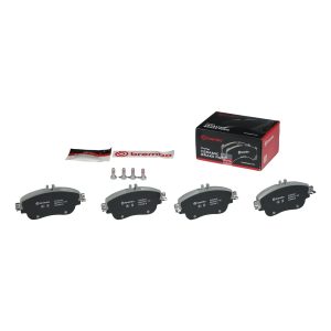 Brembo Brake Pad, Nao, Fmsi Number D1694-8920, Ceramic, Set of 4, With Hardware – P50093N