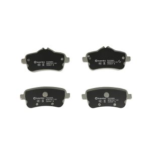 Brembo Brake Pad, Nao, Fmsi Number D1630-8848, Ceramic, Set of 4, With Hardware – P50099N