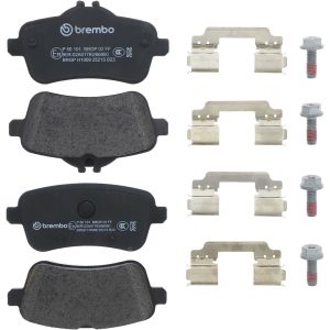 Brembo Brake Pad, Fmsi Number D1630-8880, Low-Metallic, Set of 4, With Hardware – P50101