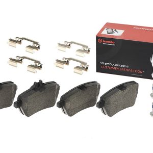 Brembo Brake Pad, Fmsi Number D1689-8916, Low-Metallic, Set of 4, With Hardware/ Brake Caliper Screws – P50103