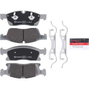 Brembo Brake Pad, Nao, Fmsi Number D1629-8655, Ceramic, Set of 4 – P50108N