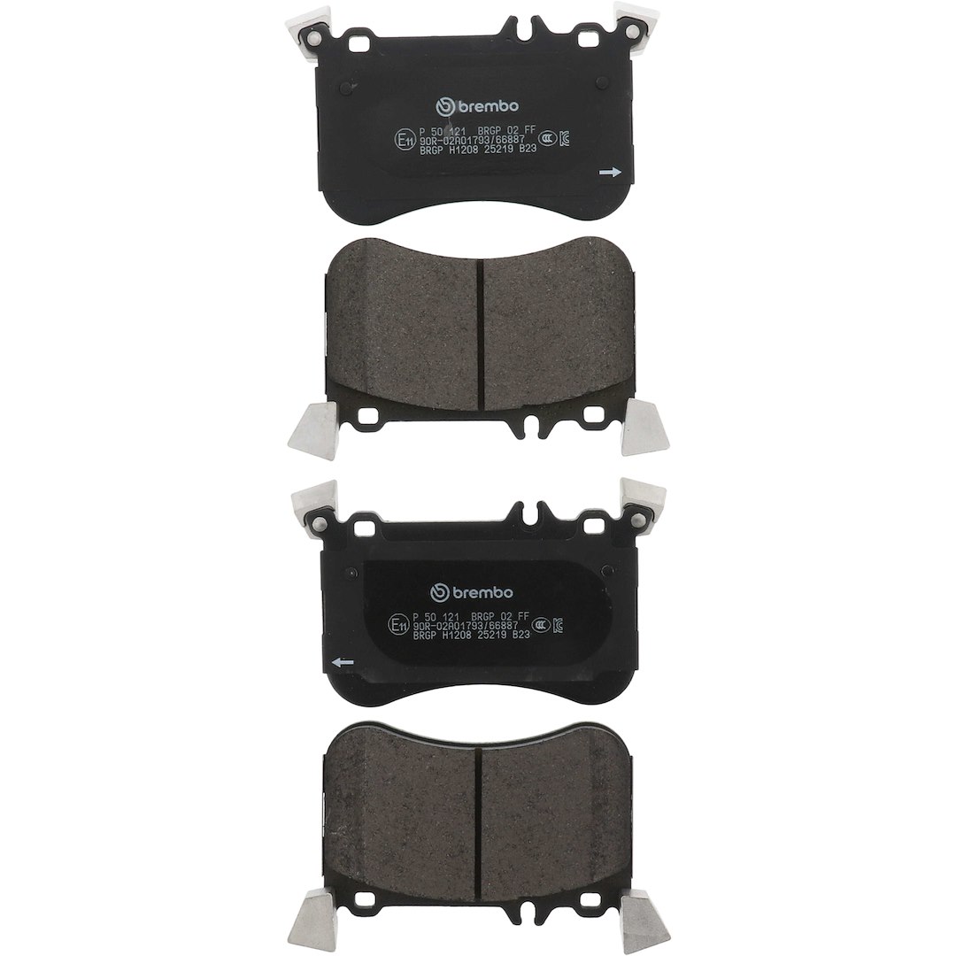 Brembo Brake Pad, Fmsi Number D1634-9031, Low-Metallic, Set of 4 – P50121