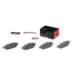 Brembo Brake Pad, Nao, Fmsi Number D1794-9023, Ceramic, Set of 4, With Brake Caliper Screws – P50124N