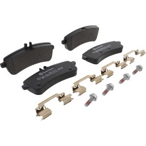 Brembo Brake Pad, Fmsi Number D1681-8911, Low-Metallic, Set of 4, With Hardware/ Brake Caliper Screws – P50125