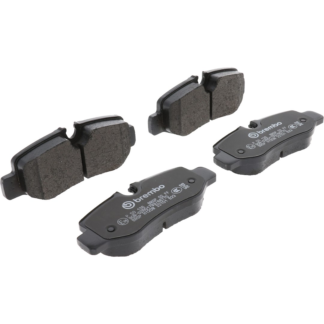 Brembo Brake Pad, Fmsi Number D1893-9121, Low-Metallic, Set of 4 – P50126