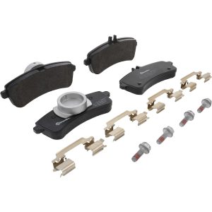 Brembo Brake Pad, Fmsi Number D1669-8898, Low-Metallic, Set of 4, With Hardware/ Brake Caliper Screws – P50130