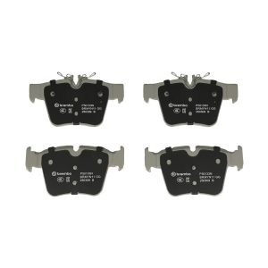 Brembo Brake Pad, Nao, Fmsi Number D1872-9101, Ceramic, Set of 4 – P50133N
