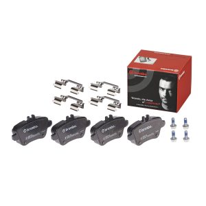 Brembo Brake Pad, Fmsi Number D1646-8874, Low-Metallic, Set of 4, With Hardware/ Brake Caliper Screws – P50135