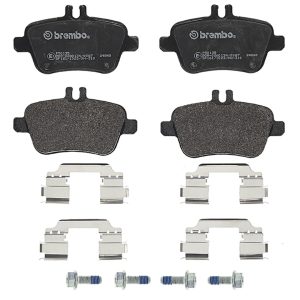 Brembo Brake Pad, Fmsi Number D1646-8874, Low-Metallic, Set of 4, With Hardware/ Brake Caliper Screws – P50135