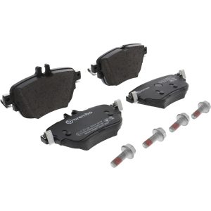 Brembo Brake Pad, Fmsi Number D1936-9161, Low-Metallic, Set of 4, With Hardware/ Brake Caliper Screws – P50136