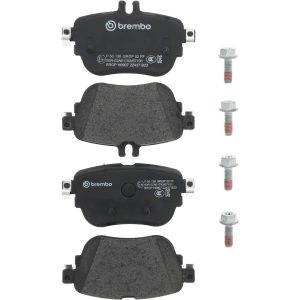 Brembo Brake Pad, Fmsi Number D1936-9161, Low-Metallic, Set of 4, With Hardware/ Brake Caliper Screws – P50136