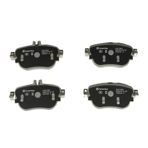 Brembo Brake Pad, Nao, Fmsi Number D1936-9161, Ceramic, Set of 4, With Brake Caliper Screws – P50136N