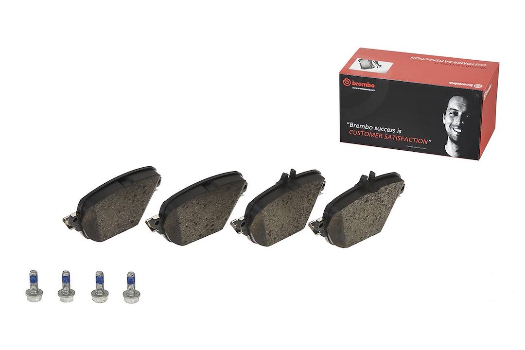 Brembo Brake Pad, Fmsi Number D2047-9277, Low-Metallic, Set of 4 – P50138
