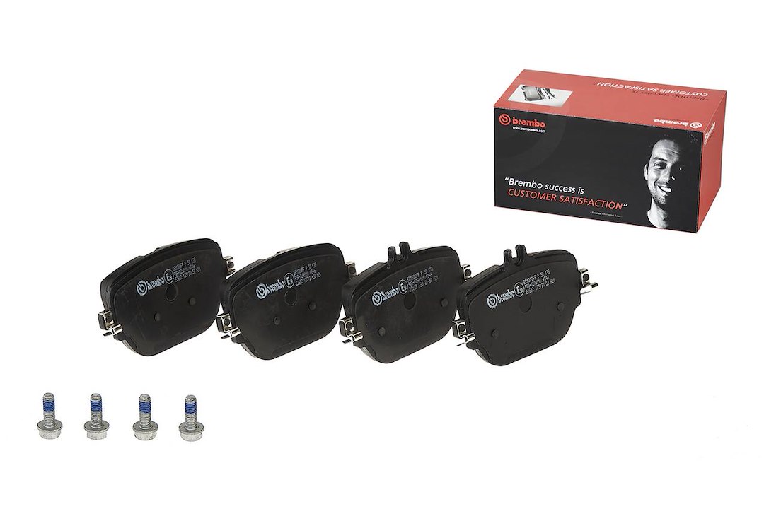 Brembo Brake Pad, Fmsi Number D2047-9277, Low-Metallic, Set of 4 – P50138