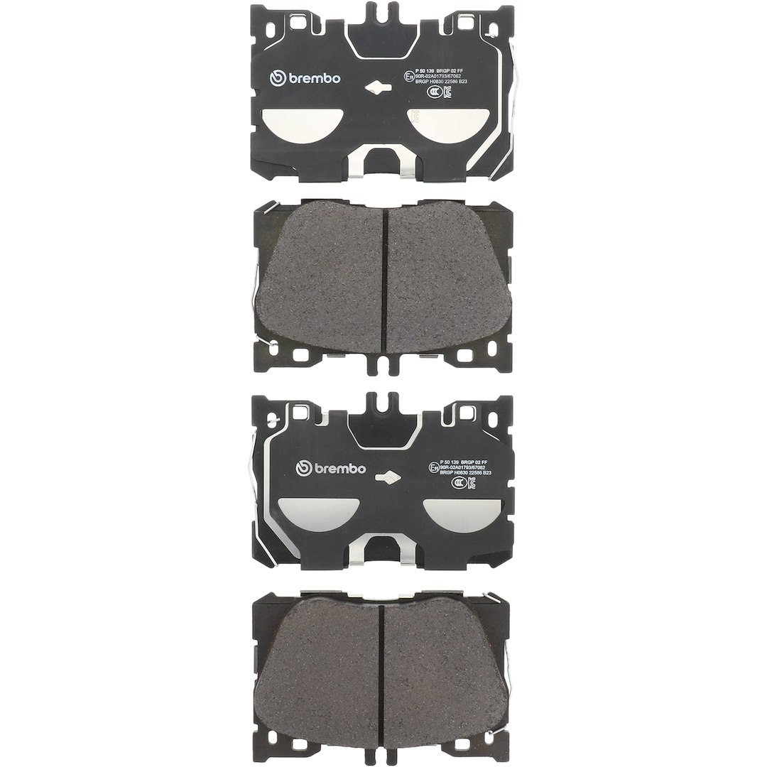 Brembo Brake Pad, Fmsi Number D1871-9100, Low-Metallic, Set of 4 – P50139