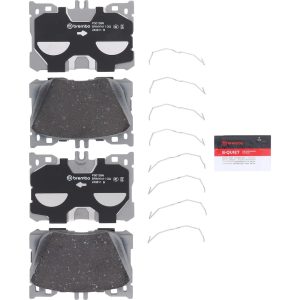 Brembo Brake Pad, Nao, Fmsi Number D1872-9101, Ceramic, Set of 4 – P50139N